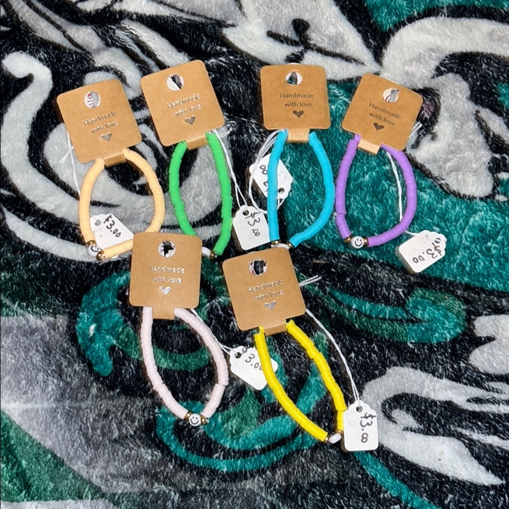 Handmade Colorful Beaded Bracelets